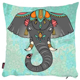 Fil Desenli Yastık Kılıfı-3